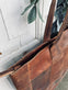 Shopper PATCHWORK - Dark walnut DELUXE - VIAMAJA.DK