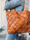 Shopper RECYCLING Cognac - VIAMAJA.DK