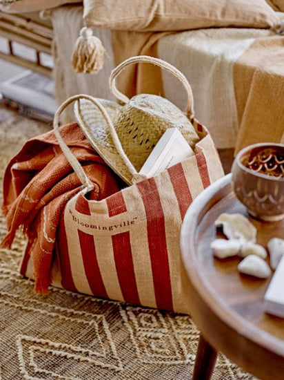 Shopper Rust striber - VIAMAJA.DK