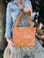 Shopper VERO FLET – Cognac - VIAMAJA.DK