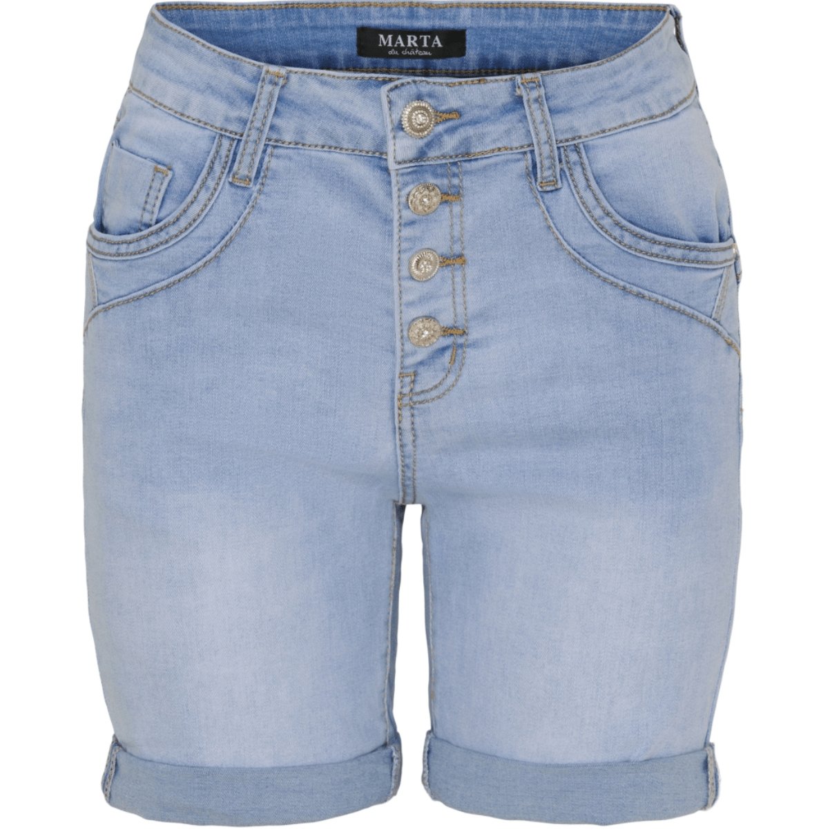 Shorts Simona – Soft denim - VIAMAJA.DK
