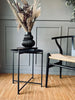 Sidebord - Matt svart metall