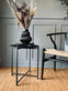 Sidebord - Mat sort metal - VIAMAJA.DK