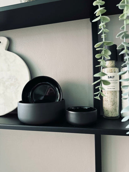 Skål – Black stone 160ml - VIAMAJA.DK