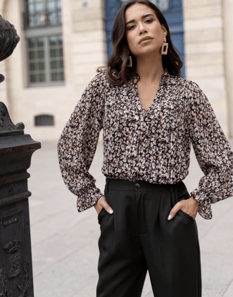 Skjortebluse Carolyn - VIAMAJA.DK