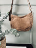 Skulderveske Dark sand leather