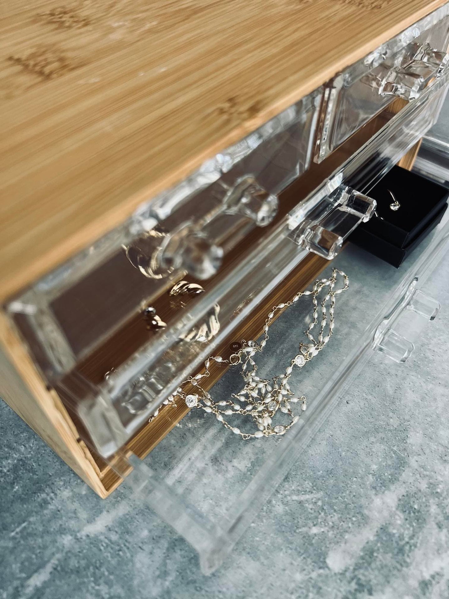 Smykke / Makeup organiser - Big bambus - VIAMAJA.DK