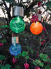 Solcelle LED-pære med oppheng - 3 stk COLOR