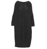 Strikkekjole Cozy – Svart – Stor one size