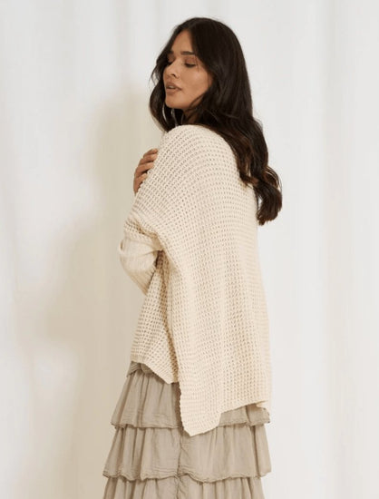 Strik MILLE beige – Onesize - VIAMAJA.DK