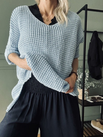 Strik MILLE blue – Onesize - VIAMAJA.DK
