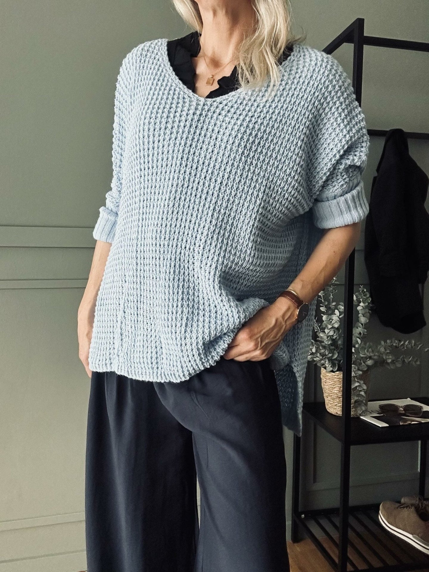 Strik MILLE blue – Onesize - VIAMAJA.DK