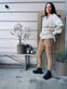 Strik Oversize Alma Beige - VIAMAJA.DK