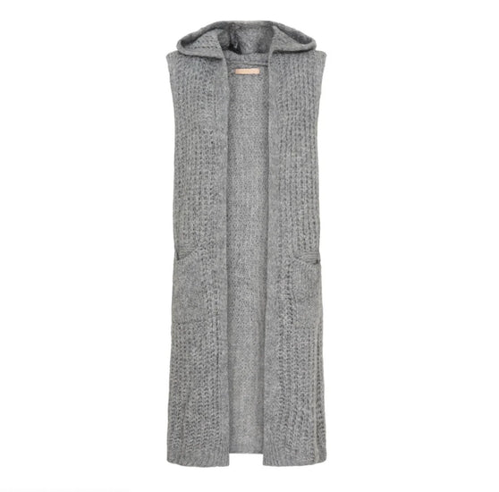 Strikket vest – Mohair mix - VIAMAJA.DK