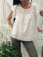 Summer Bluse white - VIAMAJA.DK
