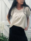 Summer Top beige - VIAMAJA.DK