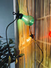 Suppleringssett lyskjede med 10 ekstra LED-lys - Farget