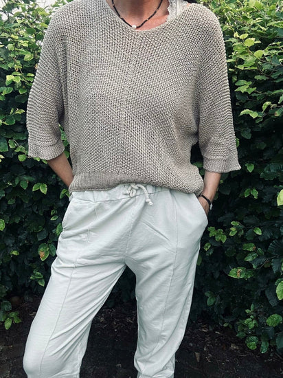 Sweatpants Mary Beige - VIAMAJA.DK