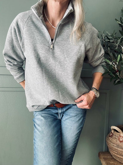 Sweatshirt grey - VIAMAJA.DK
