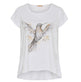 T - shirt – Grey bird - VIAMAJA.DK