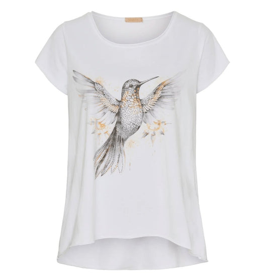 T - shirt – Grey bird - VIAMAJA.DK