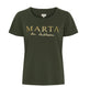 T - shirt Marta military - VIAMAJA.DK