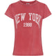 T - shirt NEW YORK Rød - VIAMAJA.DK