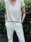 T - shirt ST. TROPEZ Beige - VIAMAJA.DK