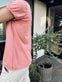 T - shirt ST. TROPEZ dusty coral - VIAMAJA.DK