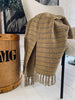 Teppe gjenvunnet bomull – Gul / Beige Stripe