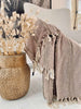 Teppe resirkulert bomull – Rose / Beige