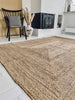 Flettet teppe i naturjute - 240x180 cm