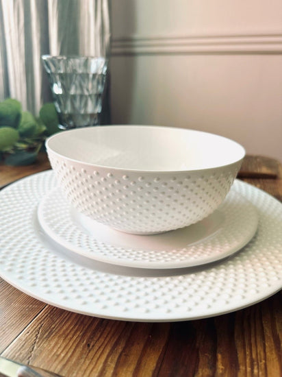 Tallerken 28 cm – White Melamin - VIAMAJA.DK