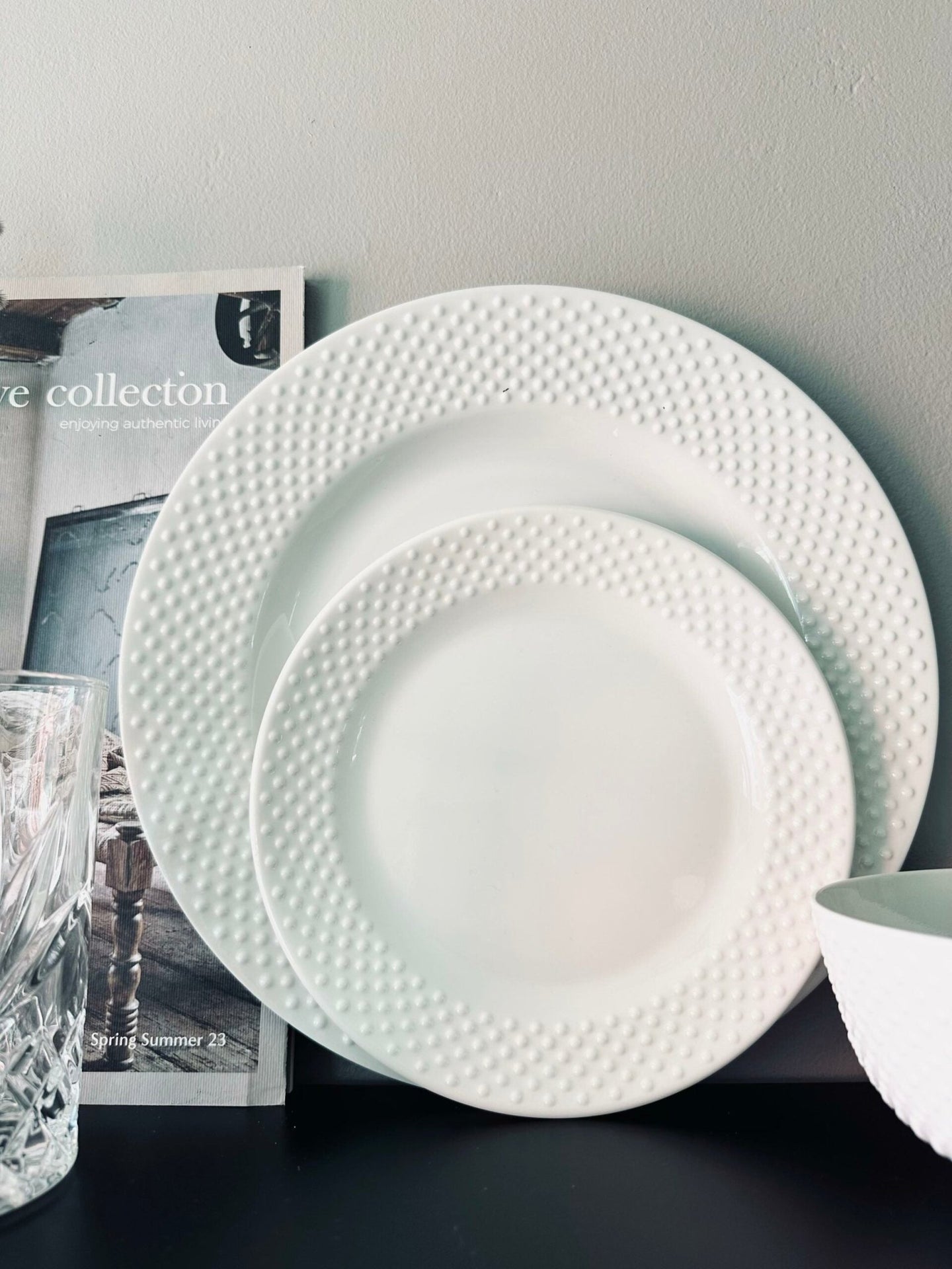 Tallerken 28 cm – White Melamin - VIAMAJA.DK