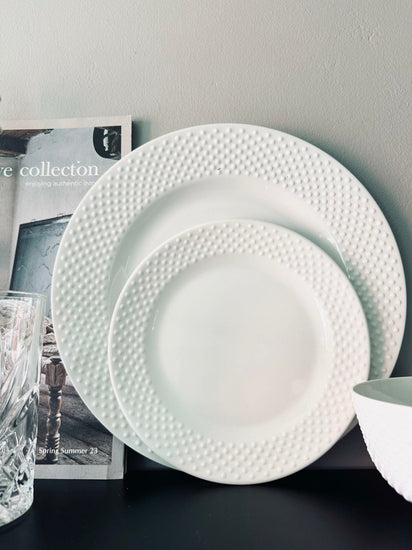 Tallerken 28 cm – White Melamin - VIAMAJA.DK