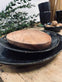Tallerken - Dessert - Mat sort stentøj - VIAMAJA.DK