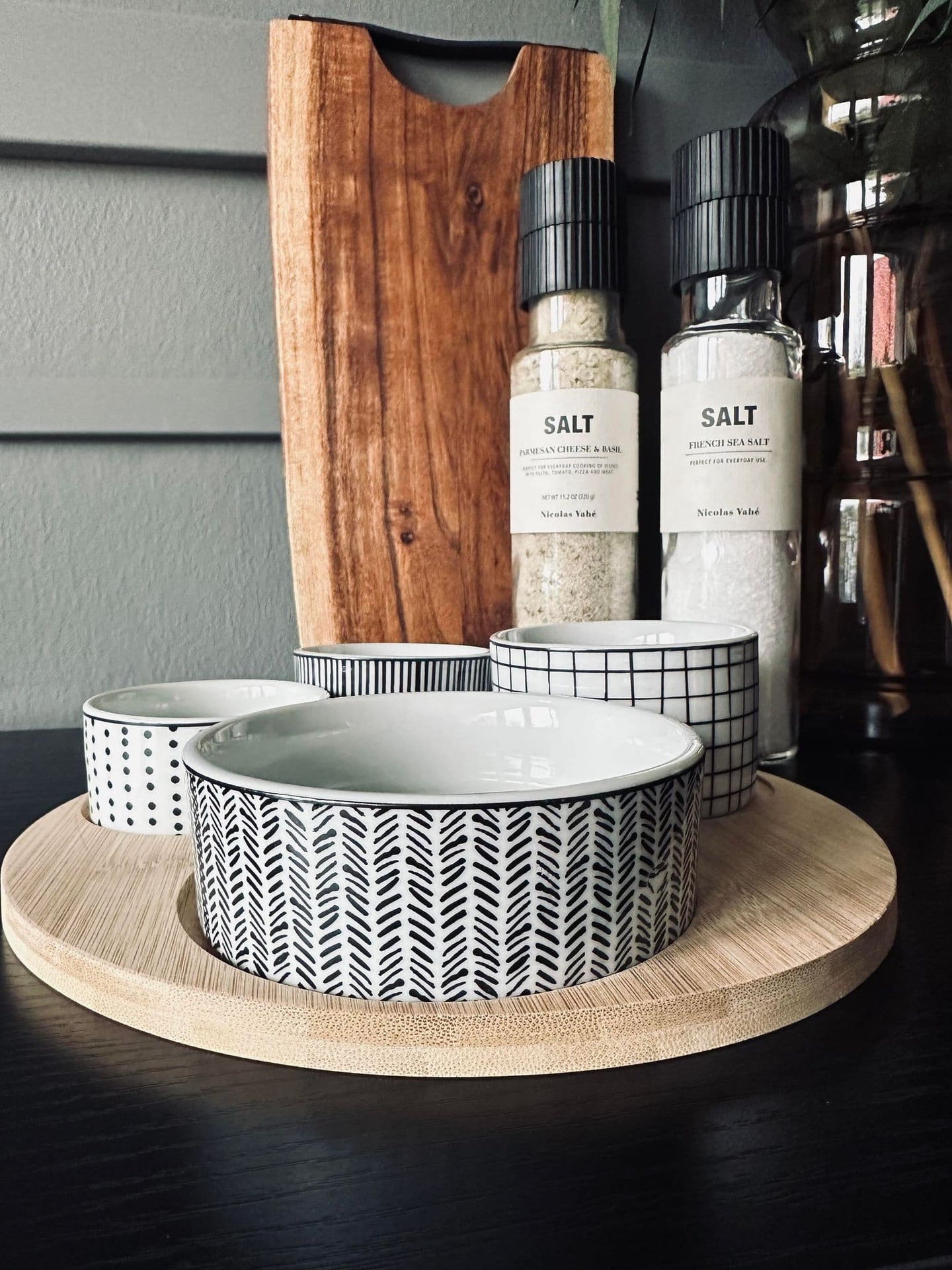 Tapas bakke m. 4 skåle - VIAMAJA.DK