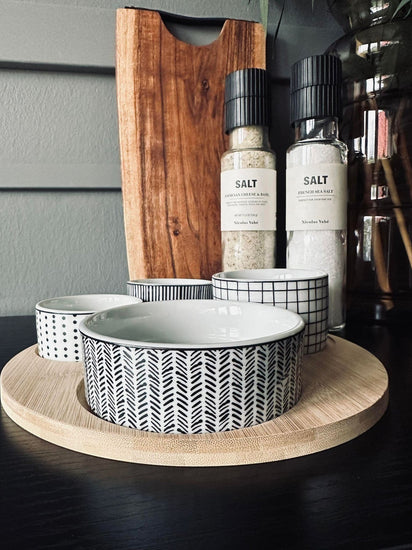 Tapas bakke m. 4 skåle - VIAMAJA.DK