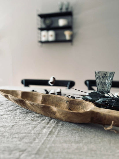 Tapas fad i teak - Håndlavet - VIAMAJA.DK