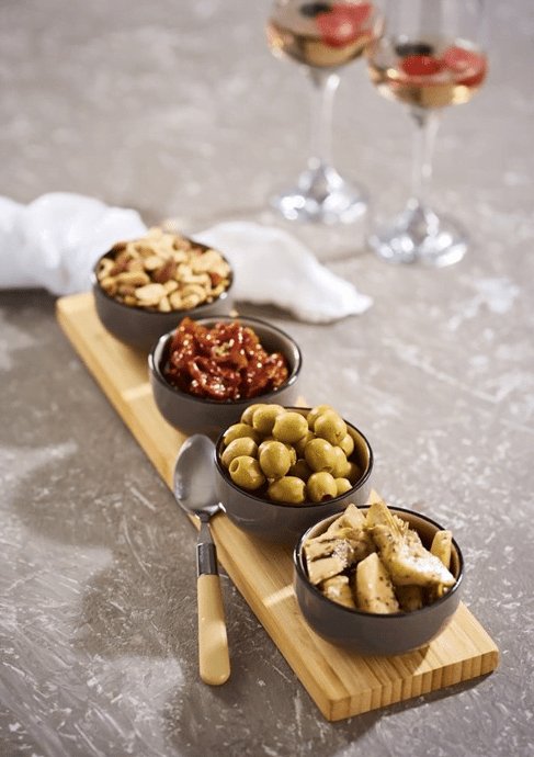 Tapas sæt med 4 skåle - VIAMAJA.DK