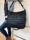 Taske BLACK QUILT - 2 taskeremme medfølger - VIAMAJA.DK