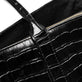 Taske Croco Black leather - VIAMAJA.DK