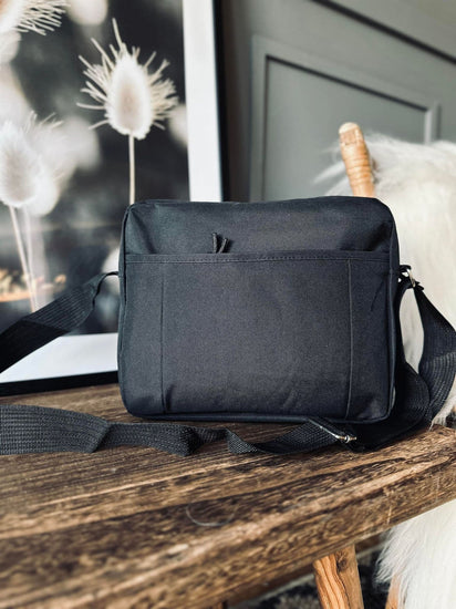 Taske crossbody i sort nylon – Unisex - VIAMAJA.DK