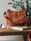 Taske Dicte walnut m. 2 taskeremme - VIAMAJA.DK
