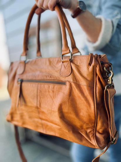 Taske KATIE cognac - VIAMAJA.DK