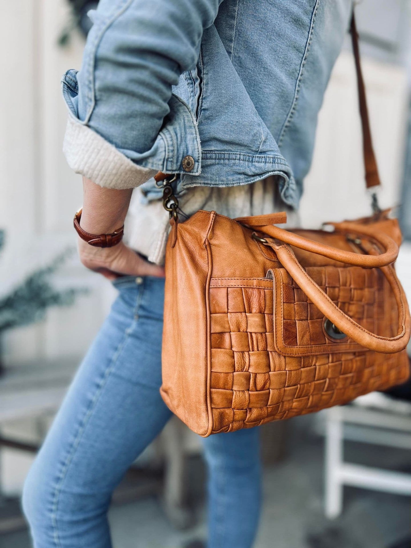 Taske KATIE cognac - VIAMAJA.DK