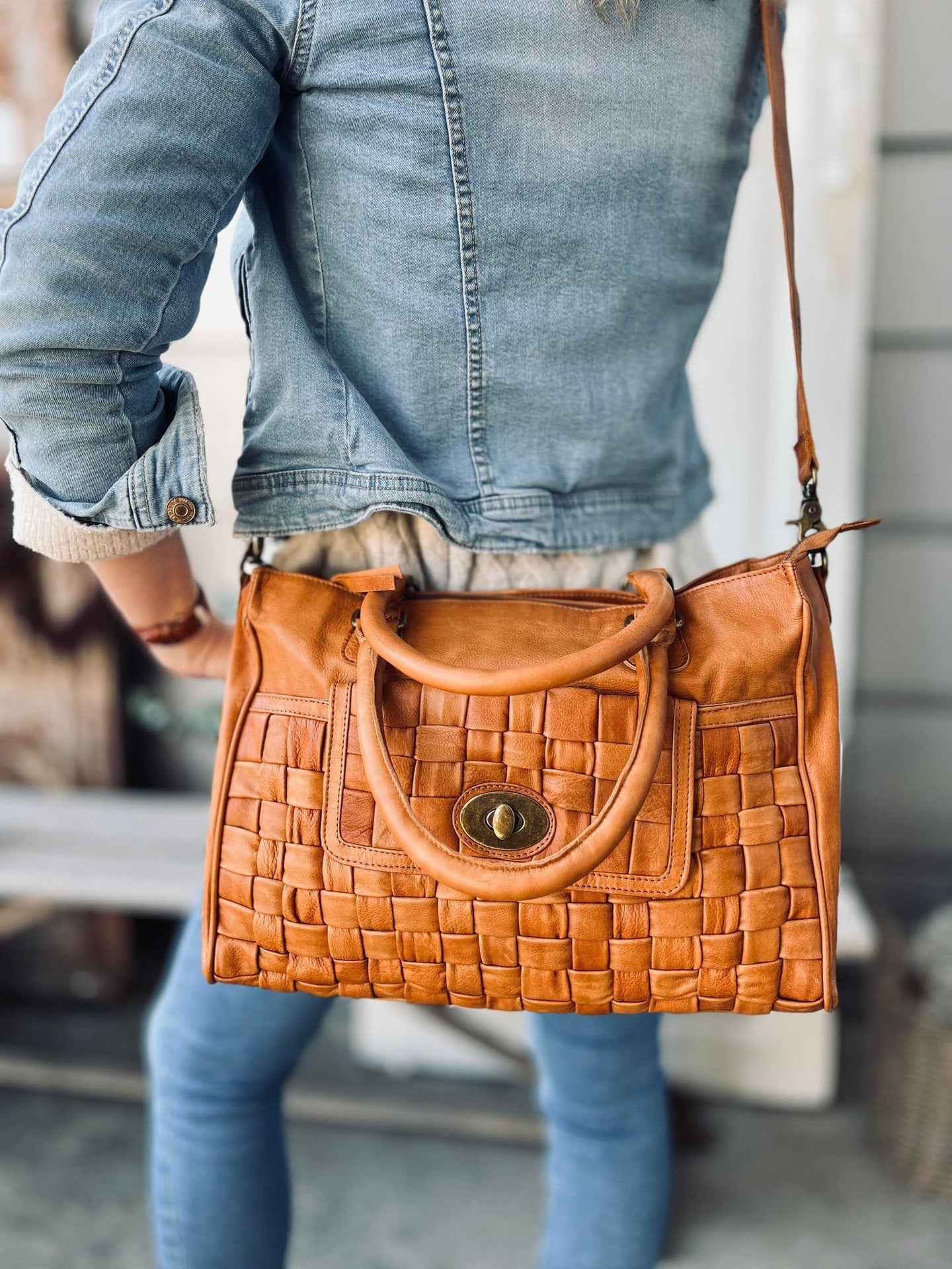 Taske KATIE cognac - VIAMAJA.DK
