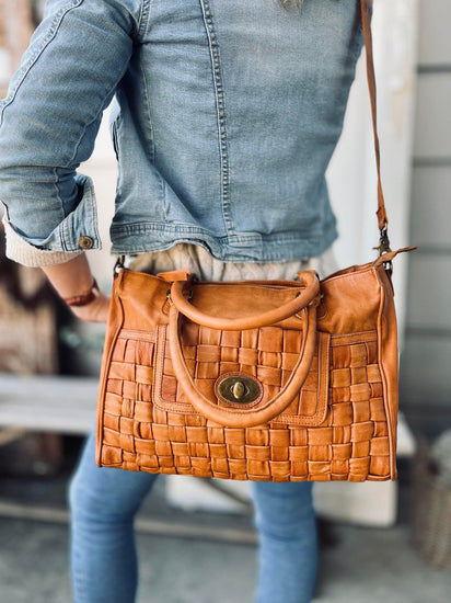 Taske KATIE cognac - VIAMAJA.DK
