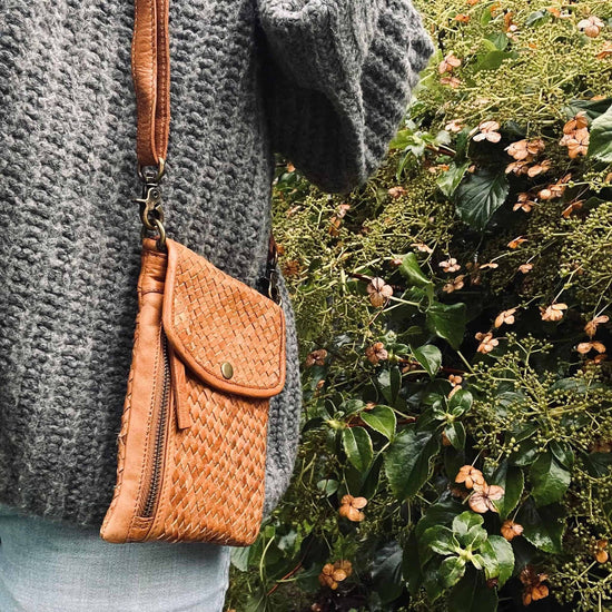 Taske – Lesley Cognac - VIAMAJA.DK