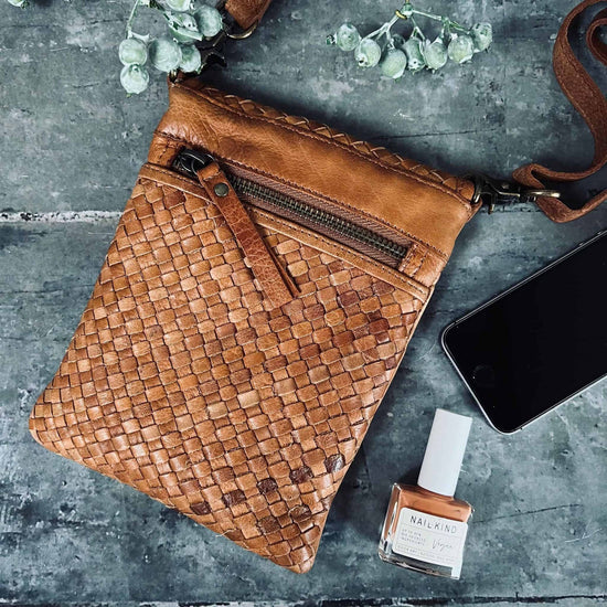 Taske – Lesley Cognac - VIAMAJA.DK